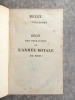 RECIT DES OPERATIONS DE L'ARMEE ROYALE DU MIDI, SOUS LES ORDRES DE MONSEIGNEUR DUC D'ANGOULEME, DEPUIS LE 9 MARS JUSQU'AU 16 AVRIL 1815. . SULEAU ...