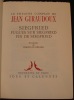 THEATRE COMPLET. FRONTISPICES DE CHRISTIAN BERARD. NEUCHATEL ET PARIS. IDES ET CALENDES. 1945-1953.. GIRAUDOUX JEAN (1882-1944).