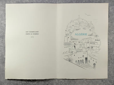 NOTES ALGERIENNES ET MAROCAINES. EAUX-FORTES DE MARIANNE CLOUZOT.