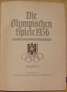 OLYMPIA 1936. BAND I. DIE OLYMPISCHEN WINTERSPIELE VORSCHAU AUF BERLIN. BAND II. DIE XI. OLYMPISCHEN SPIELE IN BERLIN. 1936.