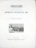 PROGRAMME DE LA DISTRIBUTION SOLENNELLE DES PRIX DE L'ECOLE DE SOREZE. . (RIVIERES, MARC, CHARLES, EDMOND SERE. BARON DE. 1835-1909).