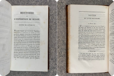 HISTOIRE DE L'EXPEDITION DE RUSSIE, PAR M.***, AVEC UN ATLAS, UN PLAN DE LA BATAILLE DE LA MOSKWA, ET UNE VUE DU PASSAGE DU NIEMEN. . CHAMBRAY ...
