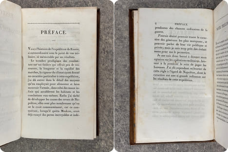 HISTOIRE DE L'EXPEDITION DE RUSSIE, PAR M.***, AVEC UN ATLAS, UN PLAN DE LA BATAILLE DE LA MOSKWA, ET UNE VUE DU PASSAGE DU NIEMEN. . CHAMBRAY ...