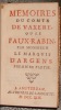 MEMOIRES DU COMTE DE VAXERE, OU LE FAUX-RABIN.. ARGENS. (JEAN-BAPTISTE DE BOYER, MARQUIS D'. 1704-1771).