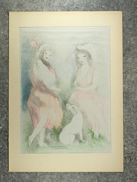 L’ADROITE PRINCESSE OU LES AVENTURES DE FINETTE. CONTE DE FEES. AVEC CINQ LITHOGRAPHIES EN COULEURS D’APRES LES DESSINS DE MARIE LAURENCIN. . ...