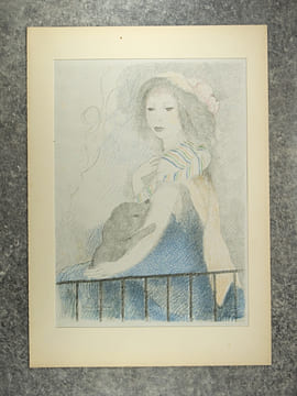 L’ADROITE PRINCESSE OU LES AVENTURES DE FINETTE. CONTE DE FEES. AVEC CINQ LITHOGRAPHIES EN COULEURS D’APRES LES DESSINS DE MARIE LAURENCIN. . ...