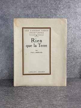 RIEN QUE LA TERRE. VOYAGE. . MORAND PAUL. (1888-1976).