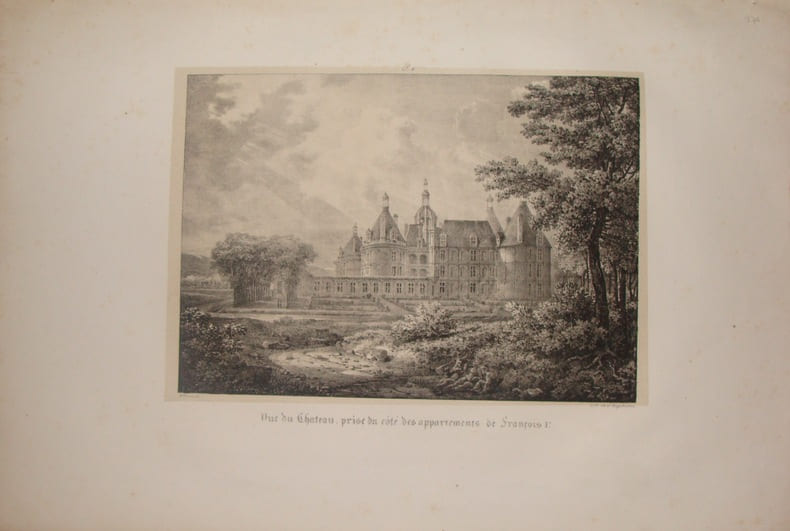 CHATEAU DE CHAMBORD.. ENGELMANN GODEFROY I (1788-1839).