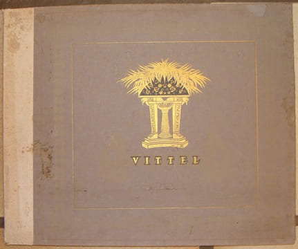 VITTEL. SOCIETE DES EAUX DE VITTEL. SANS DATE. (PLAQUETTE IMPRIMEE PAR DRAEGER).. undefined