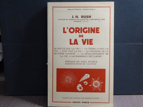 L'ORIGINE DE LA VIE. Qu'est-ce que la vie? - La Terre avant la vie - D'où vint la vie? - Le chimisme de la matière vivante - Le développement de la ...