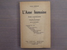 L'AME HUMAINE - Etudes Expérimentales de Psycho-Physiologie par un Spiritualiste.. LANCELIN Charles
