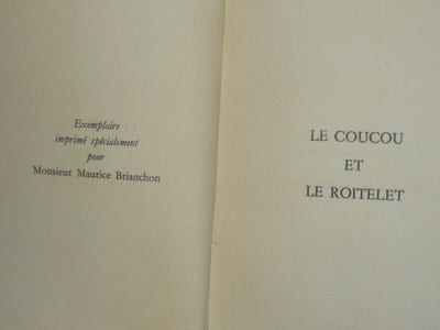 Le Coucou et le Roitelet.