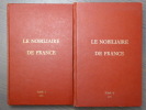 LE NOBILIAIRE DE FRANCE ( actuel ). Résumé pratique ( sans généalogie ni devises ). 2 volumes.. DUGAST ROUILLE M.
