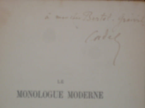 Le monologue moderne. Illustrations de Luigi LOIR.. COQUELIN Cadet - LOIR Luigi
