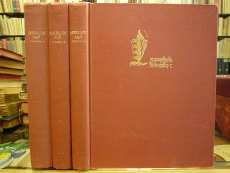 Le Premier Volume de Merlin 1498. - Le Second Volume de Merlin 1498. - Les Prophecies de Merlin 1498. - les PROPHETIES de MERLIN.. MERLIN - ...