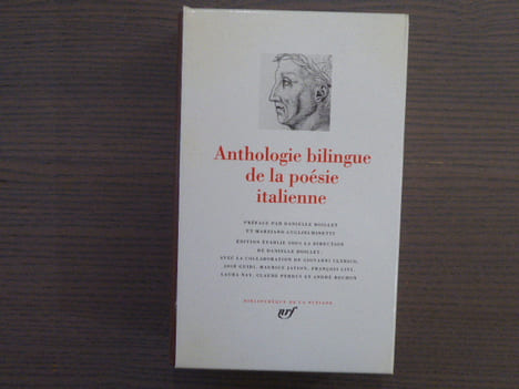 Anthologie bilingue de la poésie italienne.. ANTHOLOGIE BILINGUE DE LA POESIE ITALIENNE