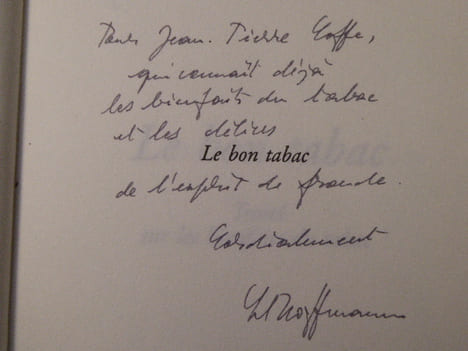 Le bon TABAC. Traité sur les bienfaits du tabac.. HOFFMANN Stéphane - COFFE Jean-Pierre