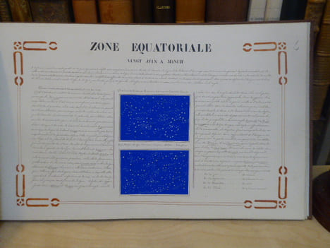 Important manuscrit d'ASTRONOMIE. Les CONSTELLATIONS.. ASTRONOMIE