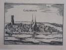 Vue de GALLARGON. ( 1636 ).. TASSIN Nicolas Christophe