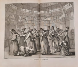 HISTOIRE GÉNÉRALE DES CÉRÉMONIES. MOEURS, ET COUTUMES RELIGIEUSES DE TOUS LES PEUPLES DU MONDE, representées en 243 Figures dessinées de la main de ...