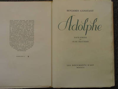 ADOLPHE. Eaux-fortes de Jean TRAYNIER.