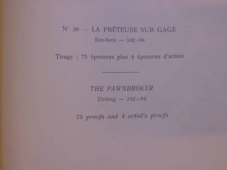 Catalogue de son oeuvre gravé.Estampes.. BROUET Auguste