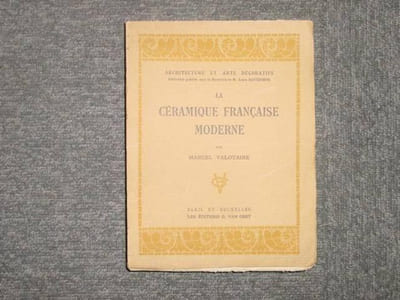 La céramique française moderne.