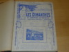 Les Dimanches du Sémaphore de Marseille. Tête de collection du numéro 1 au numéro 53.. DIMANCHES SEMAPHORE MARSEILLE