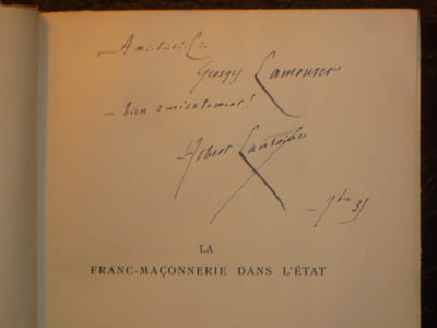 HISTOIRE DE LA FRANC-MACONNERIE FRANCAISE. La Franc-Maçonnerie dans l'état.