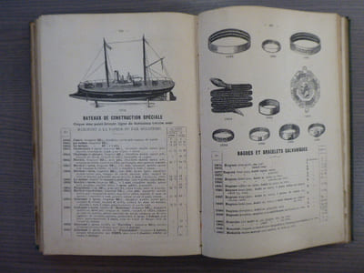CATALOGUE ALBUM TARIF DE LA SOCIETE DES LUNETIERS - Rue Pastourelle, 6, Paris. LUNETTERIE - OPTIQUE - MATHEMATIQUES, 1899.