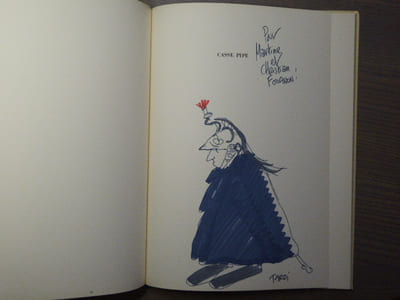 CASSE-PIPE. Suivi du carnet du cuirassier DESTOUCHES. Dessin original signé de Jacques TARDI.