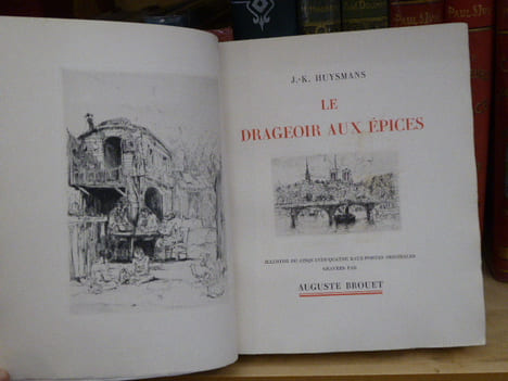 LE DRAGEOIR AUX EPICES. Eaux-fortes originales gravées par Auguste BROUET.. HUYSMANS Joris-Karl - BROUET Auguste - TRINCKVEL