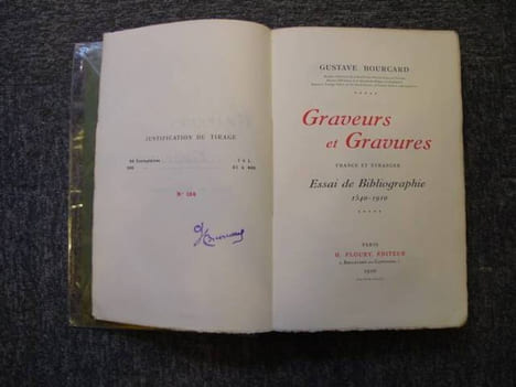 Graveurs et gravures. France et Etranger. Essai de bibliographie 1540-1910.. BOURCARD Gustave