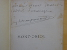 Mont-Oriol. ENVOI AUTOGRAPHE signé de MAUPASSANT.. MAUPASSANT Guy ( De )
