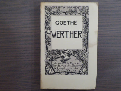 WERTHER. Ornementation dessinée et gravée par Henry CHAPRON.