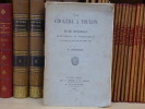 Le choléra à Toulon. etude historique statistique et comparative des Épidémies de 1835, 1849, 1854, 1865 et 1884.. DOMINIQUE A