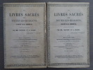 Les Livres Sacrés de toutes les religions, sauf la Bible. ( 2 volumes ).. PAUTHIER Guillaume - BRUNET Gustave