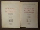 ARCHITECTURE - RELIGION - SYMBOLISME. Origines, formation et évolution de l'architecture. * Volume 1: LE BOIS. * Volume 2: LA PIERRE.. MAYASSIS ...