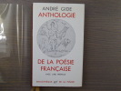Anthologie de la poésie française.. GIDE André