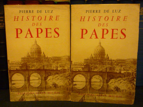 Histoire des Papes. Tome 1.. DE LUZ Pierre