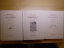 Dictionnaire de la correspondance de Louis Ferdinand CELINE. Suivi d'une chronologie épistolaire. 3 volumes. Complet.. CELINE Louis-Ferdinand - ...
