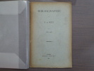 BIBLIOGRAPHIE de F. DE MELY.. MELY F. ( De )