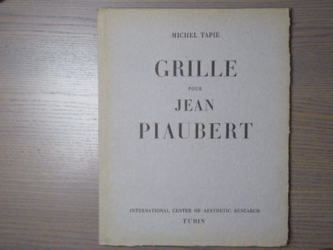 Grille pour Jean PIAUBERT.. Tapié Michel - SCHMIED Théo