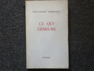 Ce qui demeure.