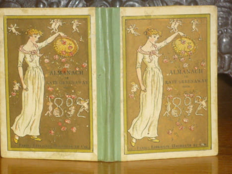 ALMANACH de Kate GREENAWAY pour 1892.. GREENAWAY Kate