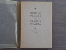 CHOIX DE POEMES de Francis PICABIA. Choix par Henri PARISOT.. PICABIA Francis