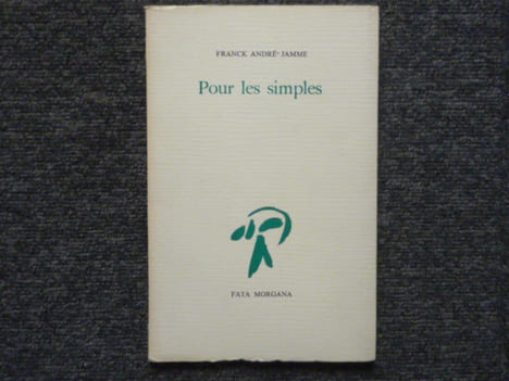 POUR LES SIMPLES.. JAMME Frank-André