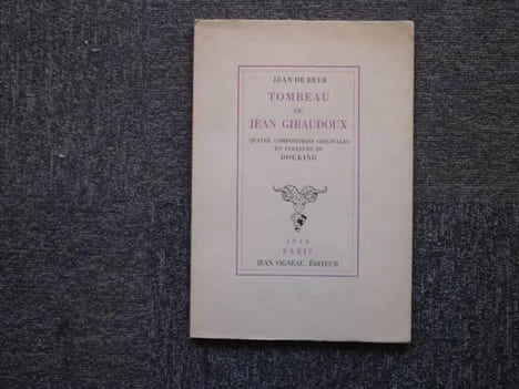 Tombeau de Jean GIRAUDOUX. BEER Jean ( De ) - DOUKING