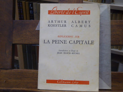 Réflexions sur la peine capitale.