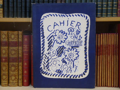 Cahier de Georges BRAQUE 1917-1947.